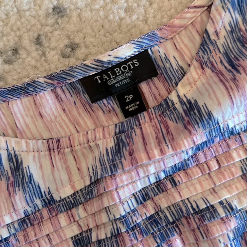 Talbots Multi Color Top - Picture 4 of 4